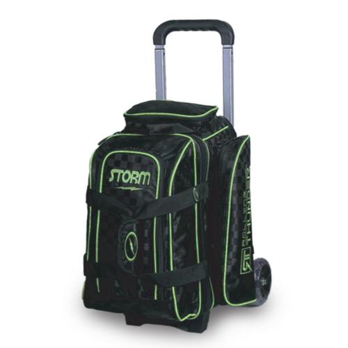 Rolling Thunder 2 ball checkered black/lime