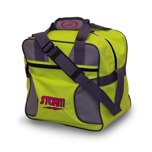 Solo 1 ball tote lime/grey single 