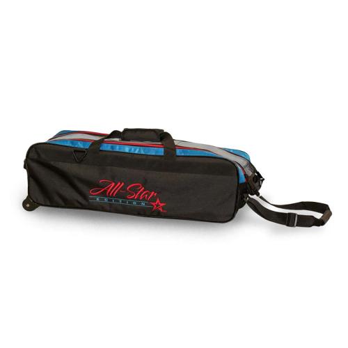 Travel 3 ball tote competitor black/red/blue